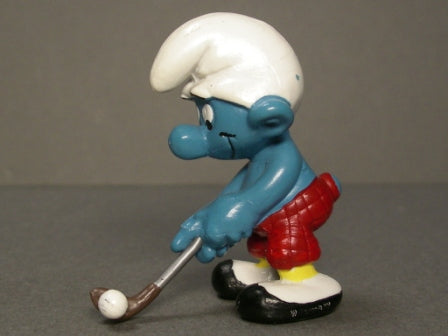 Smurf スマーフ PVCフィギュア ゴルファー(ゴルフクラブを運ぶ) 20460