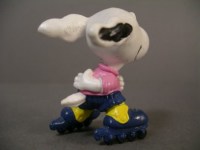 スヌーピーPVCフィギュア ローラーブレード Schleich1998