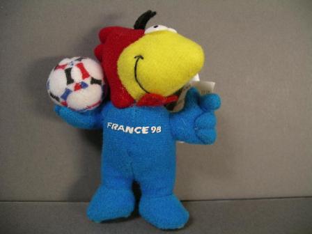 企業モノ ワールドカップフランス ぬいぐるみキーホルダー